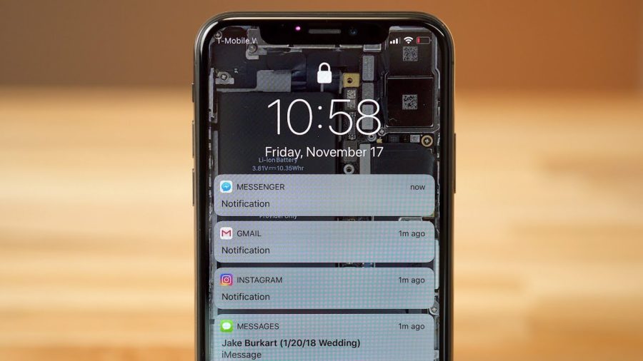 Как скрыть текст сообщения на  iPhone на экране блокировки