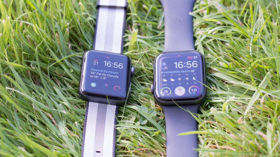 Apple Watch 3 and Apple Watch 4