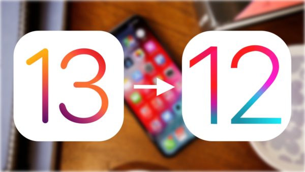 from ios 13 to ios 12