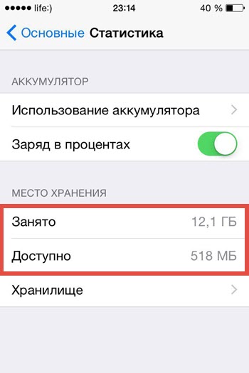 Свободная память айфон. Память на айфоне. Объемы памяти айфон.