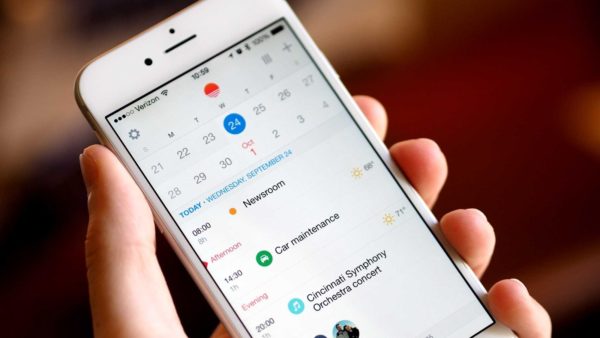 календарь на айфоне