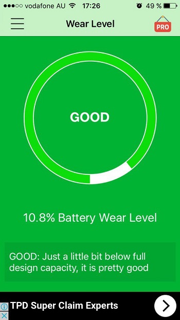 Battery Life ScreenShot