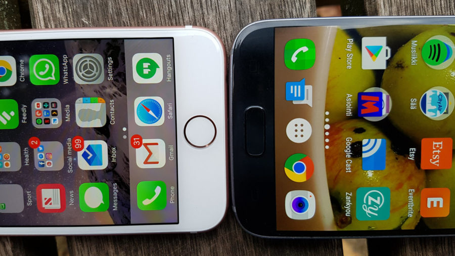 iPhone 7 против Samsung Galaxy S7