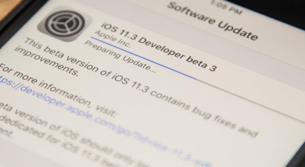 iOS 11.3 Beta 3