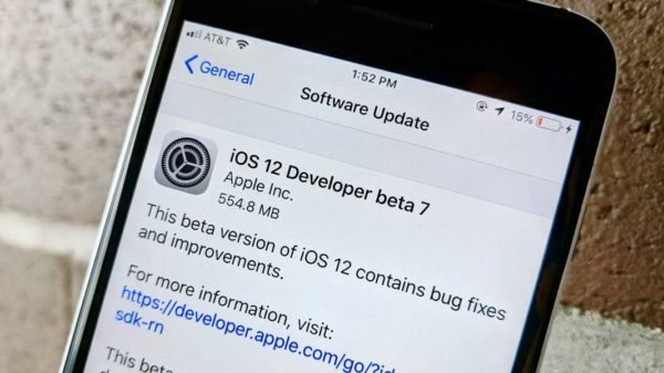 iOS 12 Beta 7