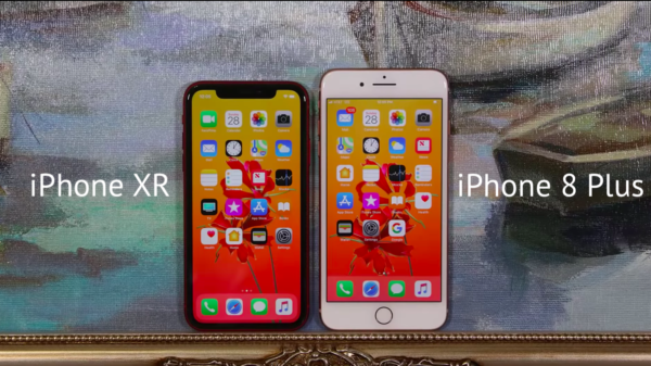 iphone xr and iphone 8 plus