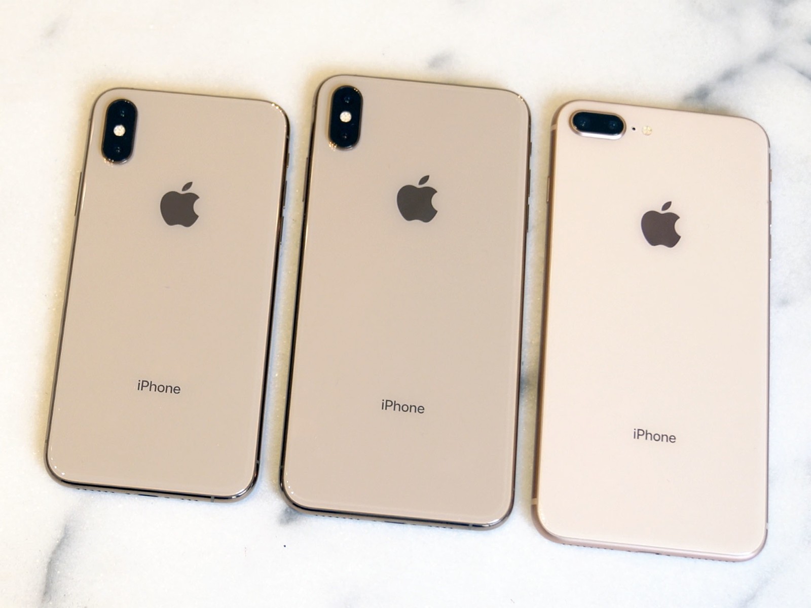 iPhone Xs, iPhone Xs Max и iPhone 8 Plus