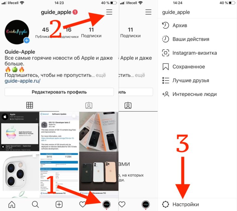 Что означает в инсте