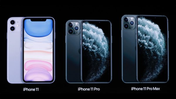 iPhone 11, 11 Pro, 11 Pro Max