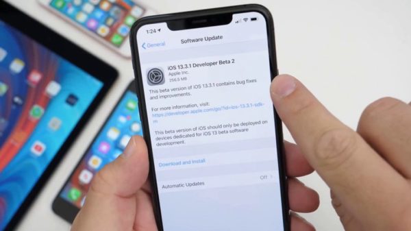 iOS 13.3.1 Beta 2