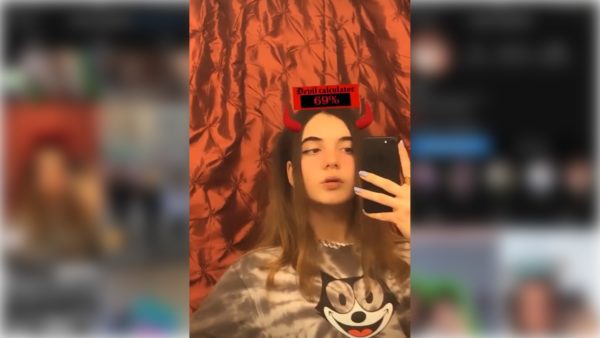 Devil Calculator Filter on Instagram