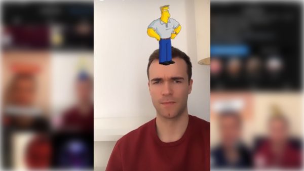 Simpsons Filter on Instagram