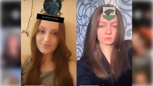 GoT Filters on Instagram