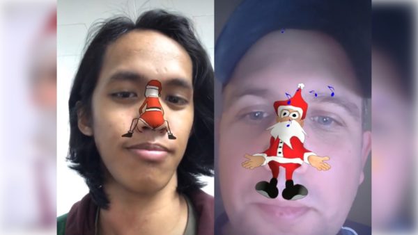 Santa Filter on Instagram