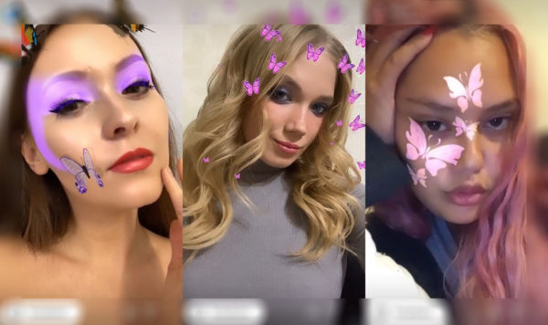 Butterfly Filter on Instagram