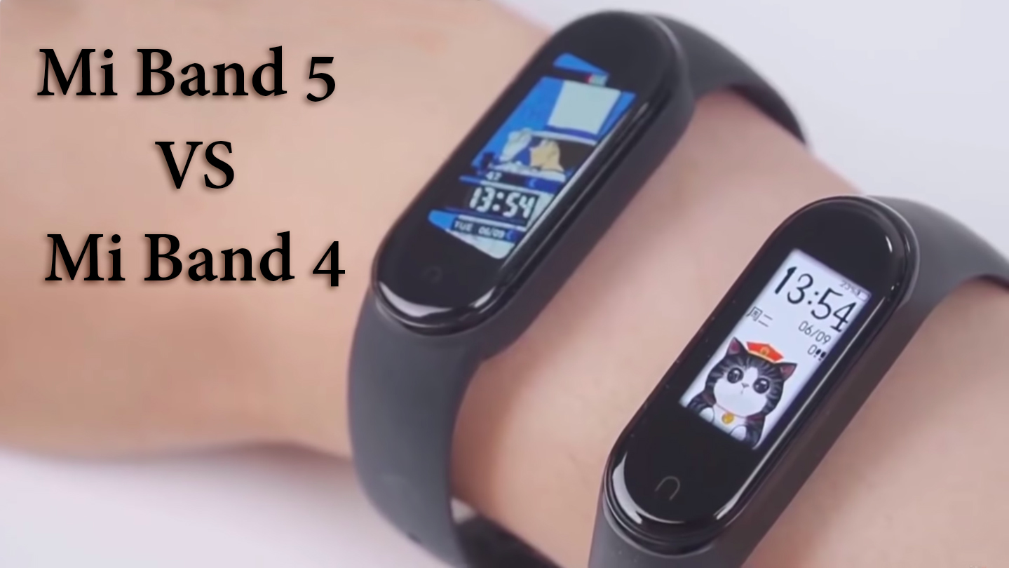 mi band 5 vs 4